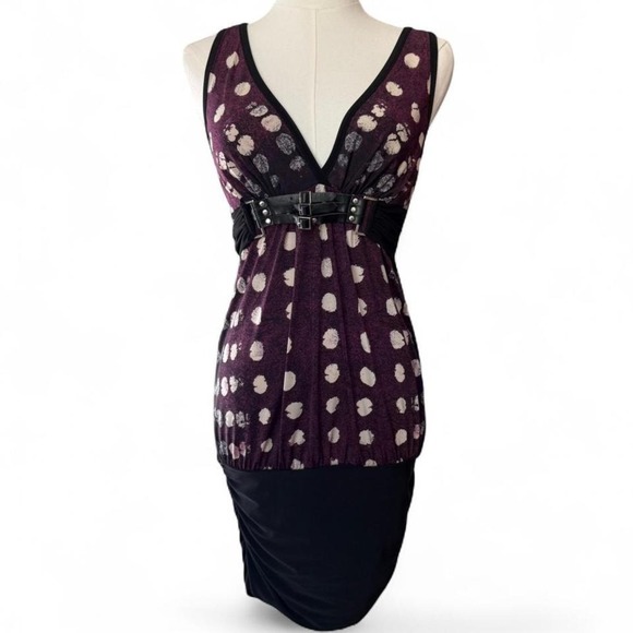 Dresses & Skirts - Vintage Y2K Club Dress – Deep V Racerback Mini